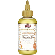 African Pride Moisture Miracle Strengthen Protect 5 Essential Oils 4 Oz